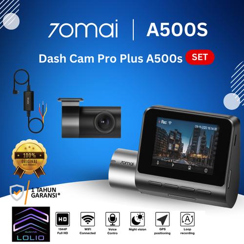Promo 70mai Dash Cam Pro Plus A500s GPS ADAS Set (Front+Rear Camera) 1944P  FRONT+REAR, TANPA MEMORY di Gudang Lolio Tokopedia