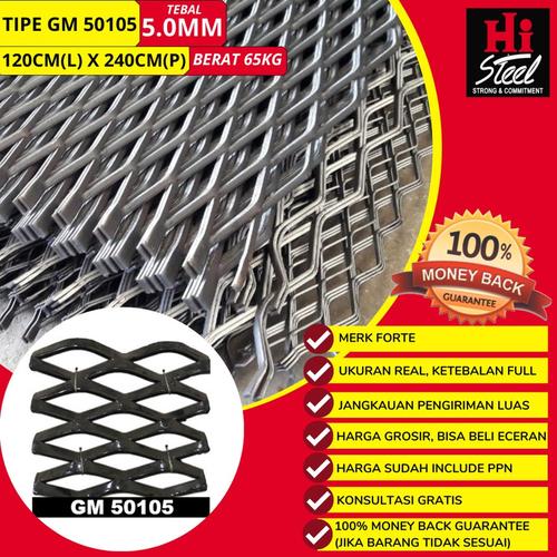 Expanded Metal Tipe GM 50105 - 120cm x 240cm di Hi Steel Tangerang - Pusat Besi & Baja | Tokopedia