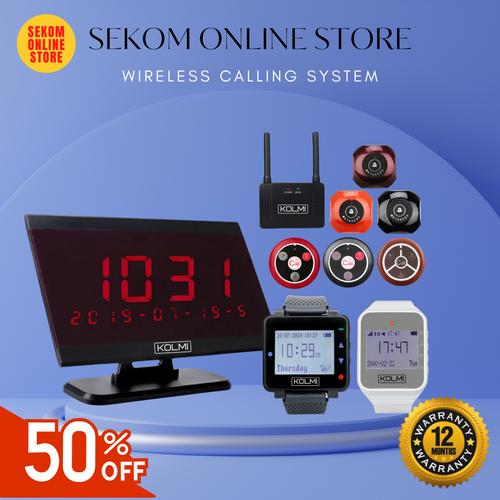 Jual RETEKESS Wireless Calling Paging System Restaurant Pagers Portable ...
