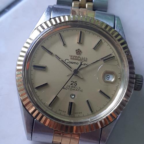 Jam Titoni Cosmo King automatic all original kondisi di Vintage  Watch Lover Tokopedia