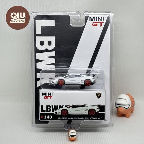 ☆LBWK MINIGT Lamborghini　uracan 148☆ MINI GT 148 LB WORKS Lamborghini Huracán ver. 1 White w/ Red