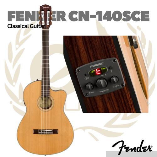 ジャンク】Fender CN-240SCE NAT エレガット