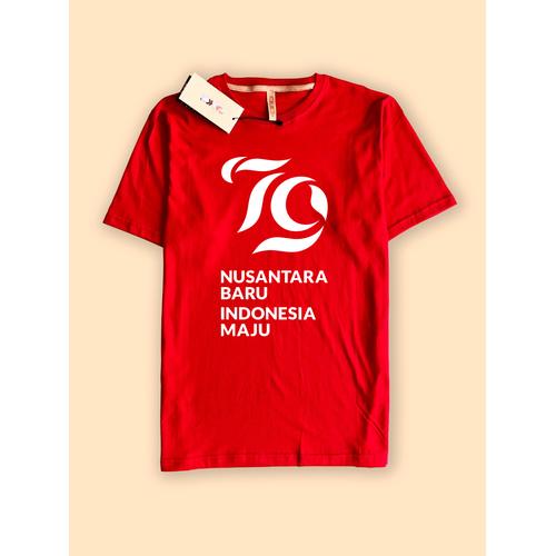 Jual Kaos TShirt Baju premium HUT RI 79 Nusantara Baru Indonesia Maju ...