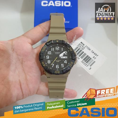 Jam Tangan Casio Original Mrw 210h 5a Mrw-210h-5a Jam Pria Ng