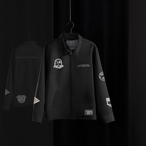 Jual [Official Taylor Swift] The Tortured Poets Department Black Jacket ...