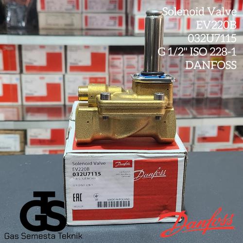 Danfoss Ev220b Magnetventil 032U7115 15B, G 1/2, kvs 4, stromlos geschlossen, 5702423006496