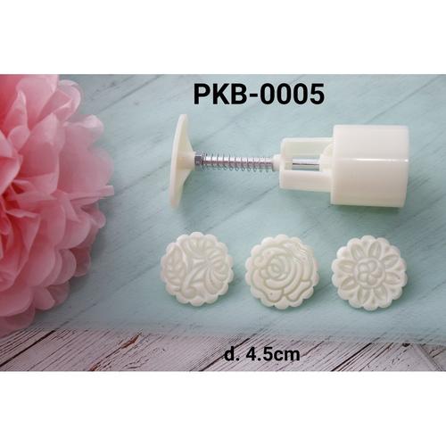 Jual Cetakan Mooncake Bunga 50 Gram Plunger Kue Bulan Bulat Parcel Mid ...