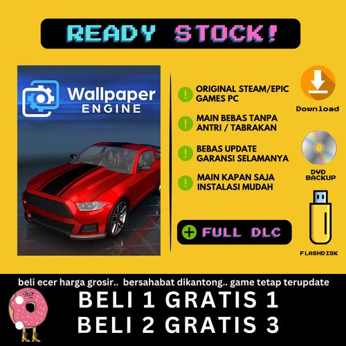 Jual Wallpaper ENGINE Original PC Game DVD Kota Bekasi Pusat Game