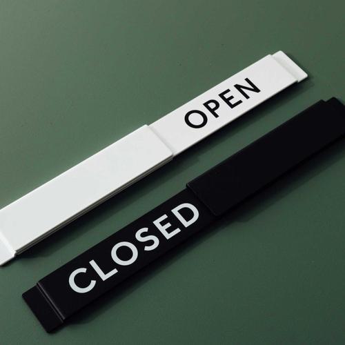 Jual Sign Sliding Open Closed Minimalis - Putih, 4x40 - Kota Surabaya ...