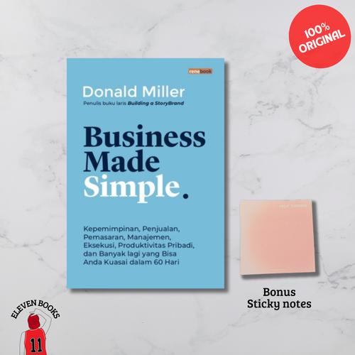 Promo Buku Original Business Made Simple - Donald Miller (Renebook ...