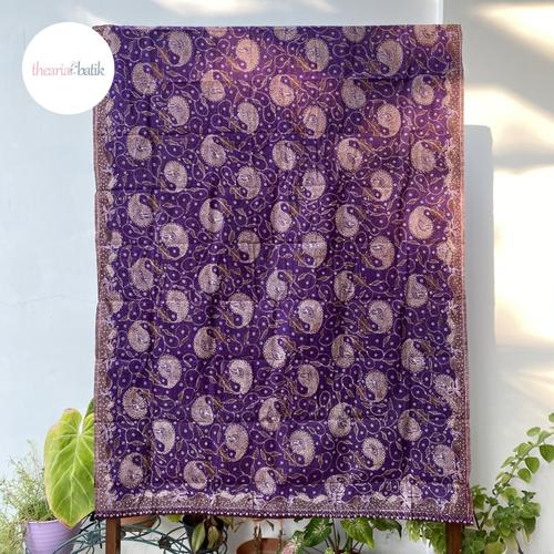 Promo KEONGAN latar TABUR UNGU, Kain Batik Tulis Batang | Batik ...