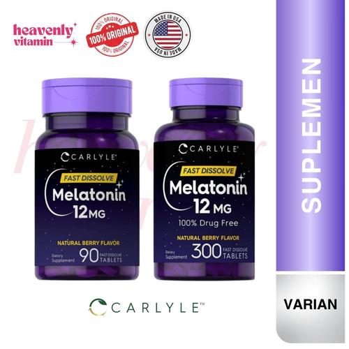 Jual Carlyle Melatonin 12 mg Fast Dissolve - 180 - 180 tablets