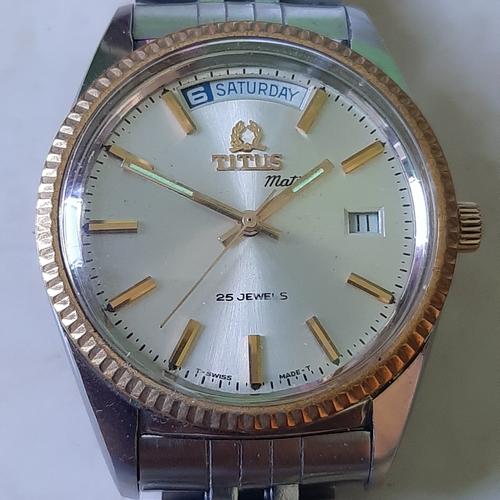 Jual Jam Titus Matic automatic all original kondisi istimewa