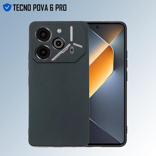 Jual Case Tecno Pova 6 Pro 5G Black Matte Premium Ultra Slim Soft ...