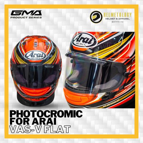 Jual Visor Arai VAS-V Photocromic Flat GMA Aftermarket untuk Arai - Main Image