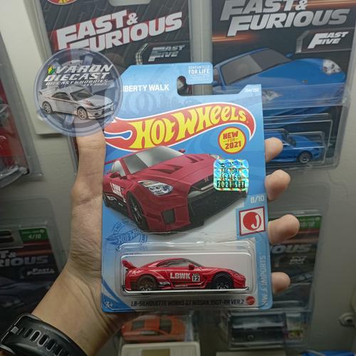 Jual Hotwheels Nissan GTR R35 LBWK Liberty Walk Merah Red Factory ...