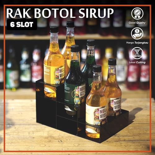 Jual Rak Acrylic Display Botol Sirup Isi 6 - Bulat, Putih - Kab. Bantul ...