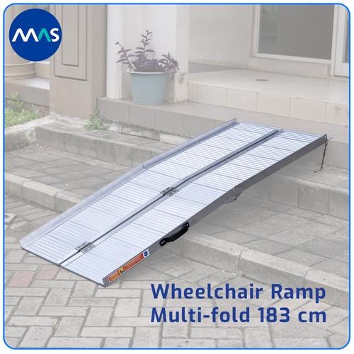Jual MAS Wheelchair Ramp / Jalur Landai Kursi Roda - Multi-fold 183cm ...