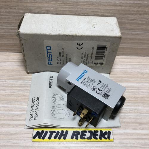1 PZ per FESTO PEV-1/4-B 10773 PLC Pressostato 24VDC Interruttori