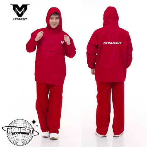 Promo Jas Hujan Kangaroo Setelan Bahan PVC 100 Anti Air Full Seal