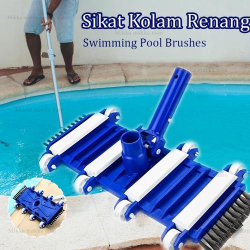 tugas berat kolam renang vacuum head kolam ikan kolam renang sikat pembersih