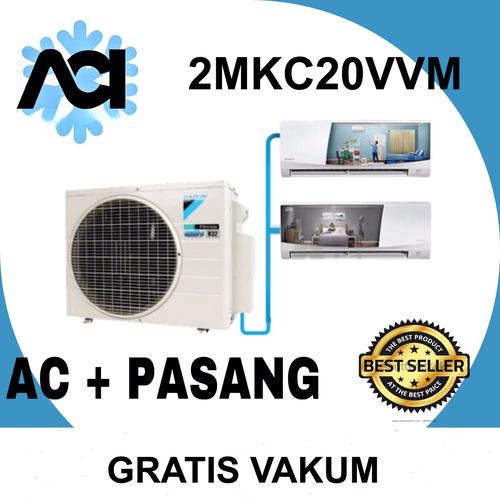 Jual AC DAIKIN MULTI S 1/2 PK + 1/2 PK 2 KONEKSI [2MKC20VVM] INVERTER ...