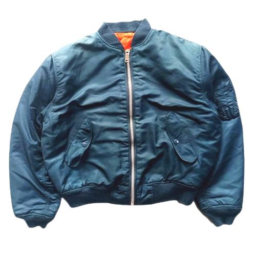 1980s oldgap fade embroidery ma-1 jacket オールドギャップ