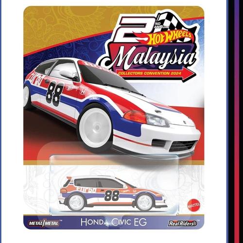 Jual hot wheels Malaysia convention honda civic eg 2024 art of