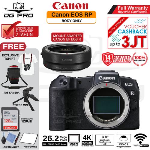 Jual Canon EOS RP 24105mm f47.1 IS STM Mirrorless Camera Resmi BODY