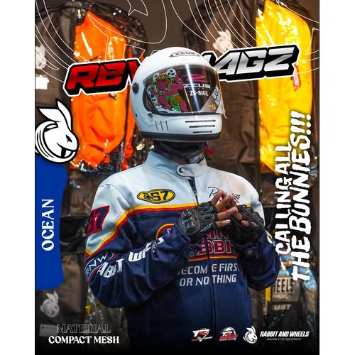 Jual JAKET MOTOR RABBIT AND WHEELS NEW OCEAN - Kota Palembang - Revs ...