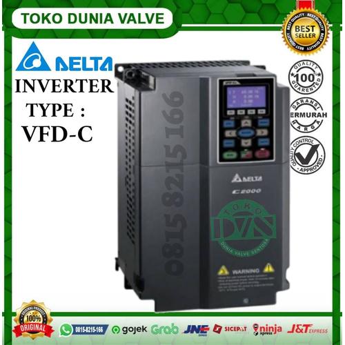 Jual INVERTER DELTA VFD 750 C 43A 75KW 100HP 3PHASE 460VOLT MADE IN ...