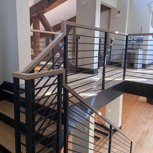 Jual Railing Tangga Minimalis / Pagar Tangga Besi Minimalis + Pegangan ...