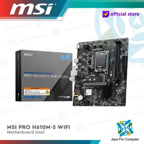 msi PRO H610M-S WIFI DDR4☆I/Oパネル+無線LAN付き msi PRO