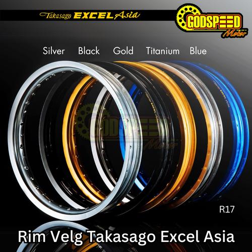 37 EXCEL XLR250Rフロント ゴールド 17X300 36h