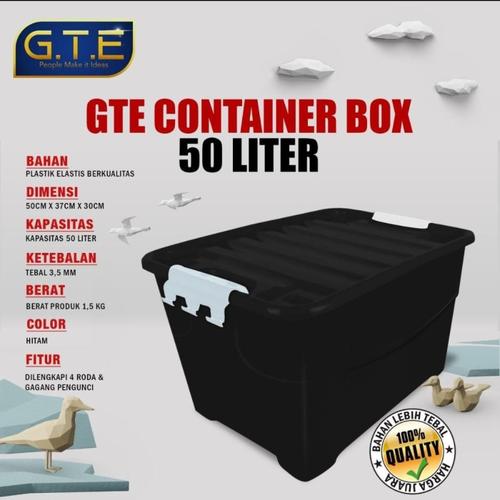 Jual CONTAINER BOX GTE 50 L - BOX PENYIMPANAN -STORAGE BOX - Kab ...
