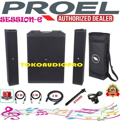 Jual Proel SESSION-6 Compact Portable Array System Speaker Aktif