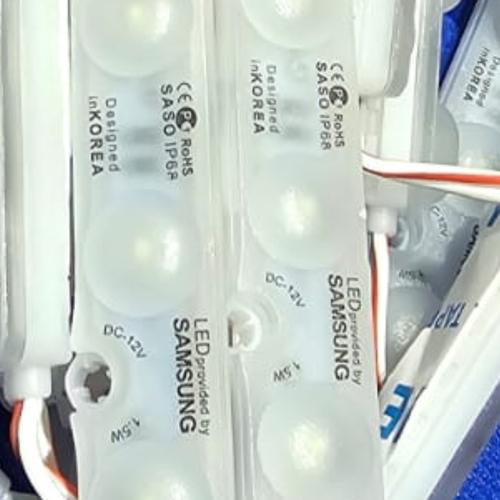 Jual module samsung GOQ 12v / module led 3mata 12v GOQ 10000k isi 100pc ...