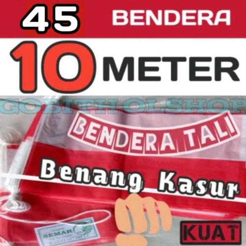 Jual BENDERA RENCENG TALI MERAH PUTIH 10 METER MAJANG UMBUL UMBUL 17 ...