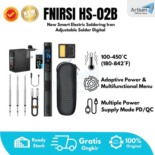 Jual FNIRSI HS02B Smart Electric Soldering Iron Portable Adjustable