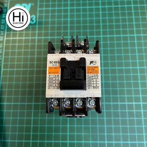 Contattore FUJI SC-03/G 24Vdc 1B – 4GC0A0M01 – Nuovo E Originale