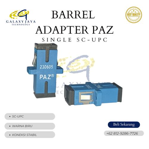 Jual Barrel / Adapter SC-UPC PAZ Original (Biru) 1 Pcs - Kab. Tangerang ...