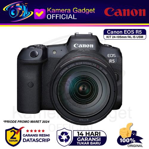 Promo Canon EOS R5 KIT 24-105mm f4L IS USM Mirorrless Camera