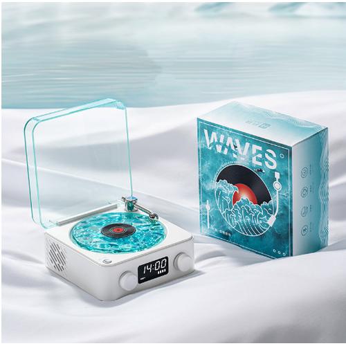 Promo Speaker Waves Vinyl Audio Bluetooth Music Aurora light Room