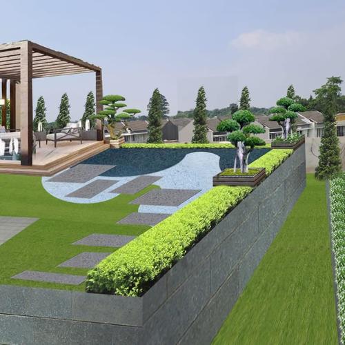 Jual taman rooftop garden pembayaran - Kab. Tangerang - pesona palnt ...