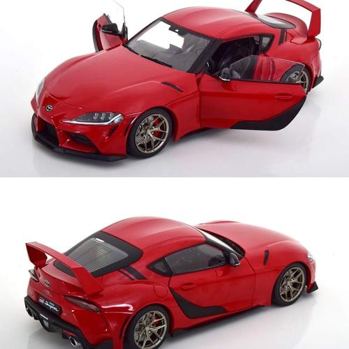 Jual Diecast Toyota GR Supra Streetfighter 2023 Red 1/18 solido - Kab ...