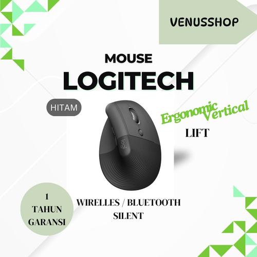Jual Logitech LIFT Mouse Ergonomic Vertical Wireles Bluetoth Silent ...