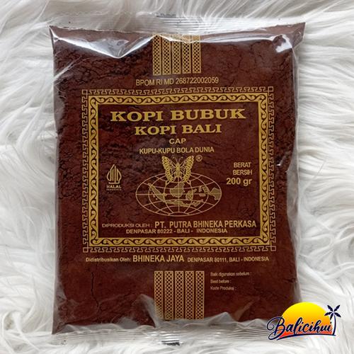Jual Kopi Bubuk Bali Cap Kupu Kupu Bola Dunia 200 Gram - Kota Denpasar