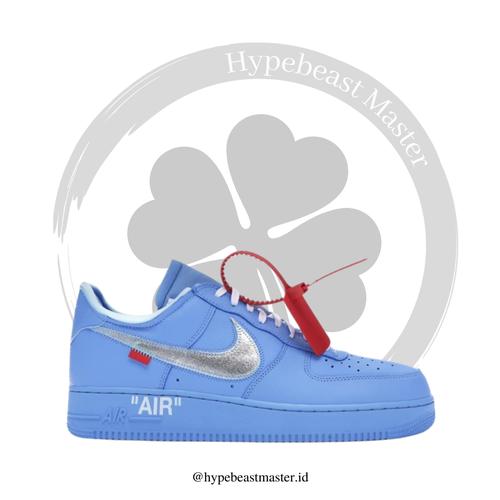Jual Nike Air Force Low OFF-WHITE MCA University Blue Kota