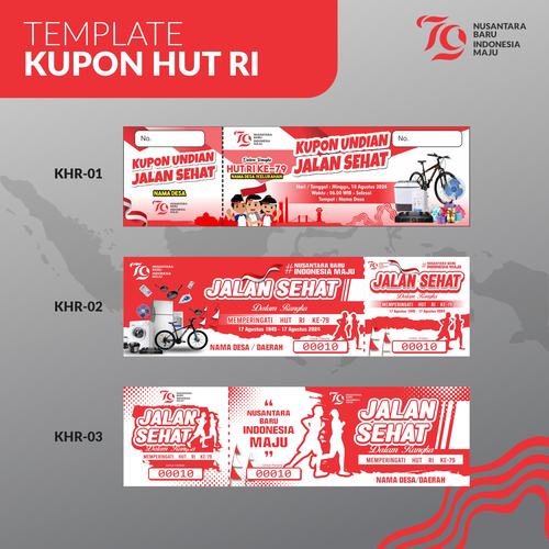 Jual Cetak Kupon Undian Hut RI | Cetak Kupon Custom - HVS 75gr, Tanpa ...