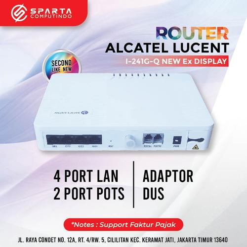 Jual Modem Router Switch Alcatel Lucent I-241G-Q CLASS 1 LASER PRODUCT ...